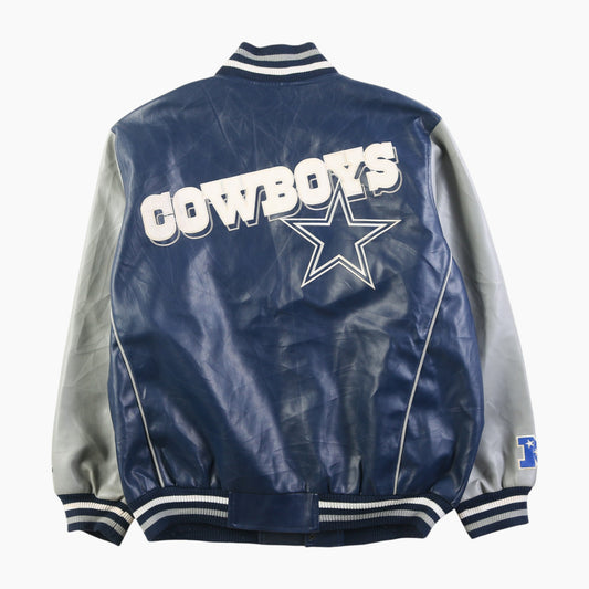 Dallas Cowboys Leather Varsity Jacket