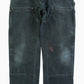 Vintage Double Knee Carpenter Pants - Black - 36/34
