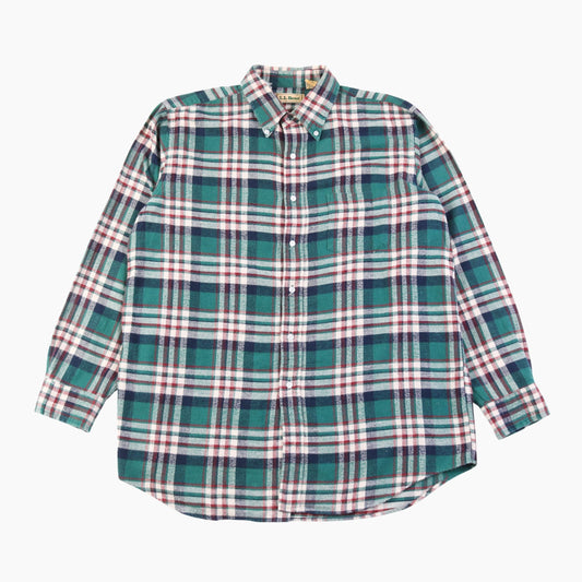 Vintage Shirt - Green Flannel