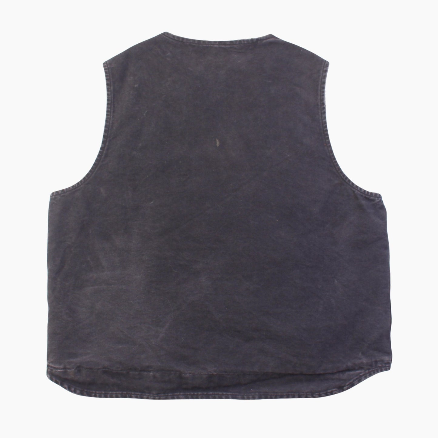 Lined Vest - Washed Black