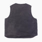 Lined Vest - Washed Black