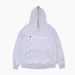 Embroidered Hooded Sweatshirt - Grey