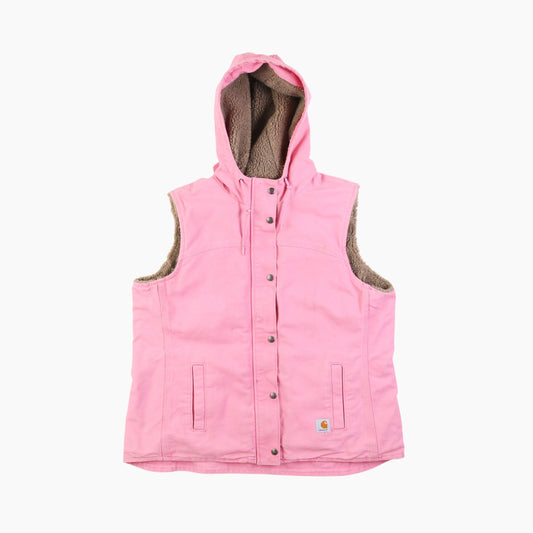 Lined Vest - Washed Pink - American Madness