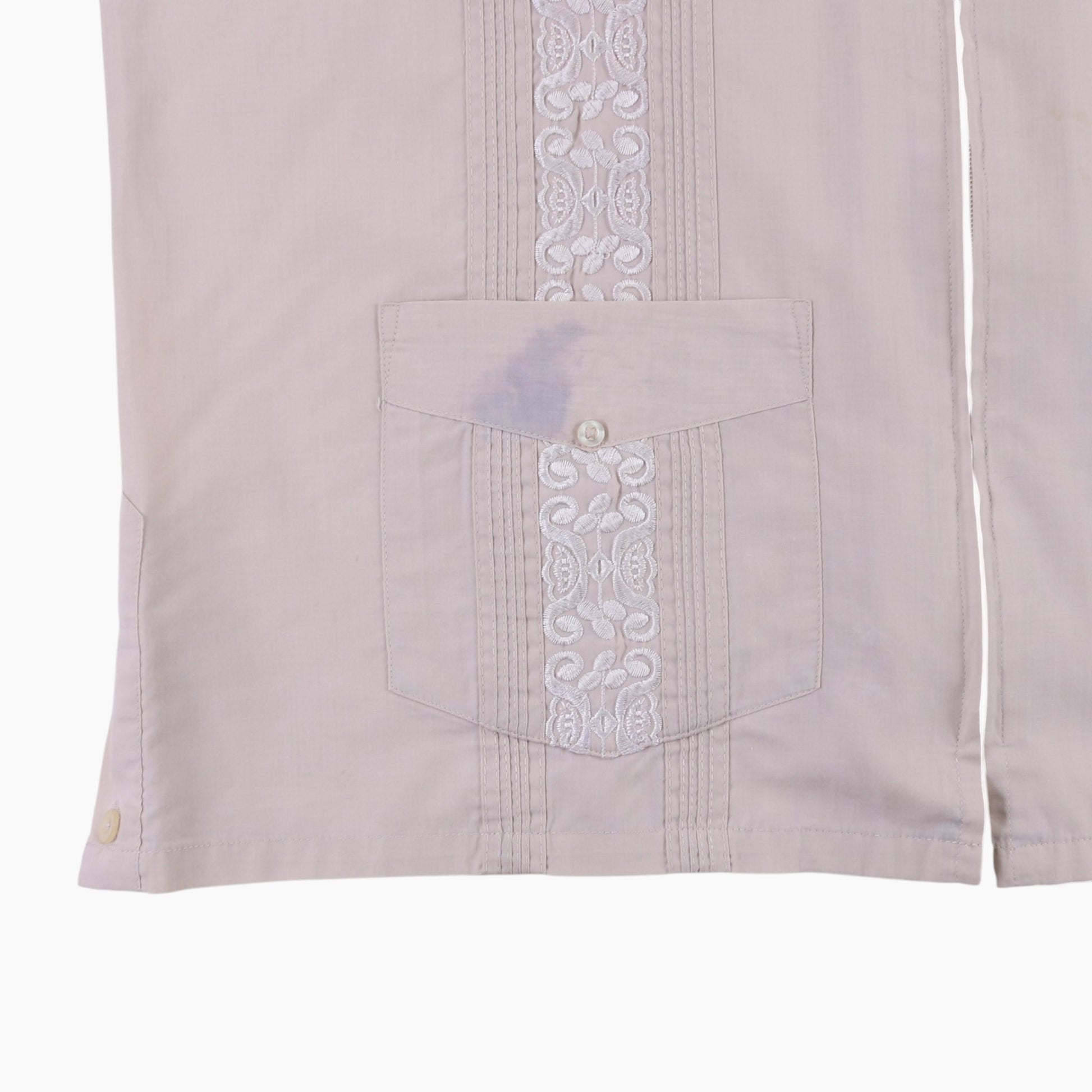 Vintage Cuban Guayabera Shirt