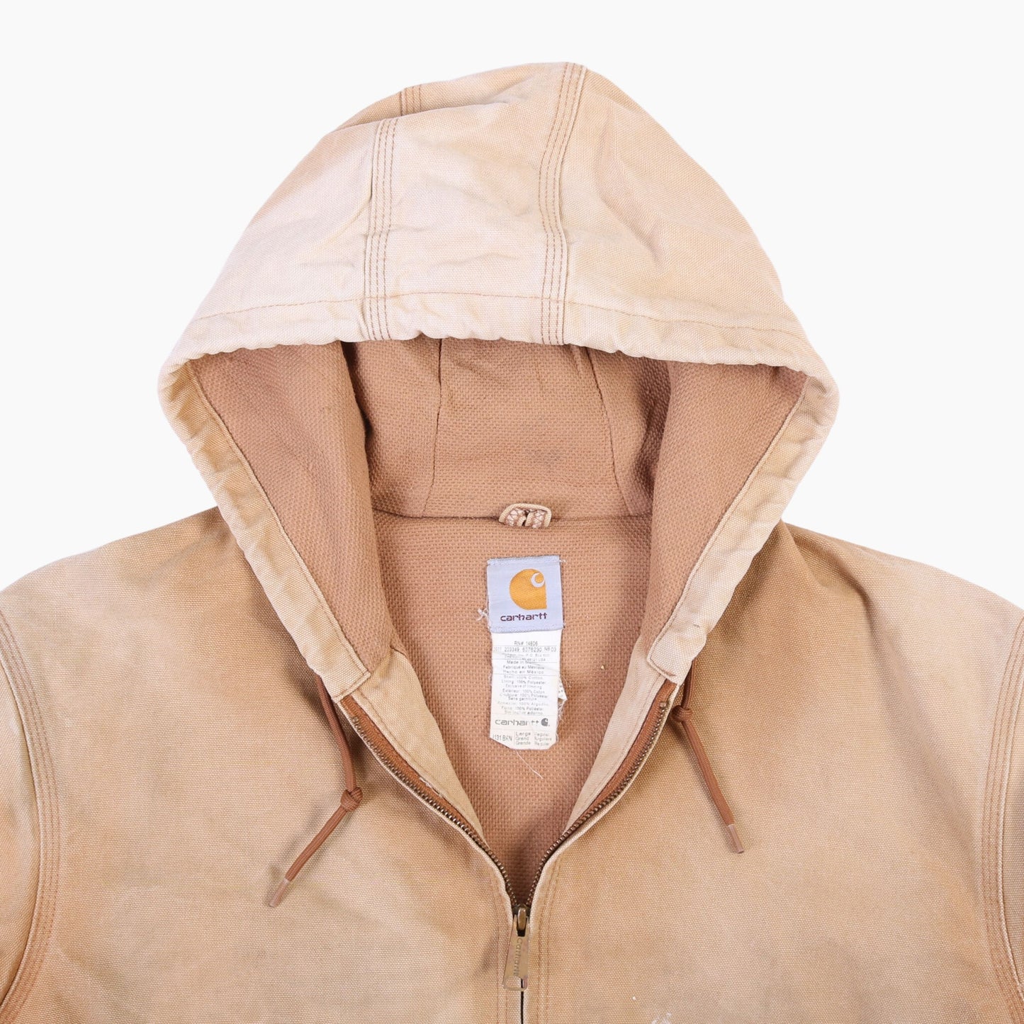 Active Hooded Jacket - Washed Hamilton Brown - American Madness