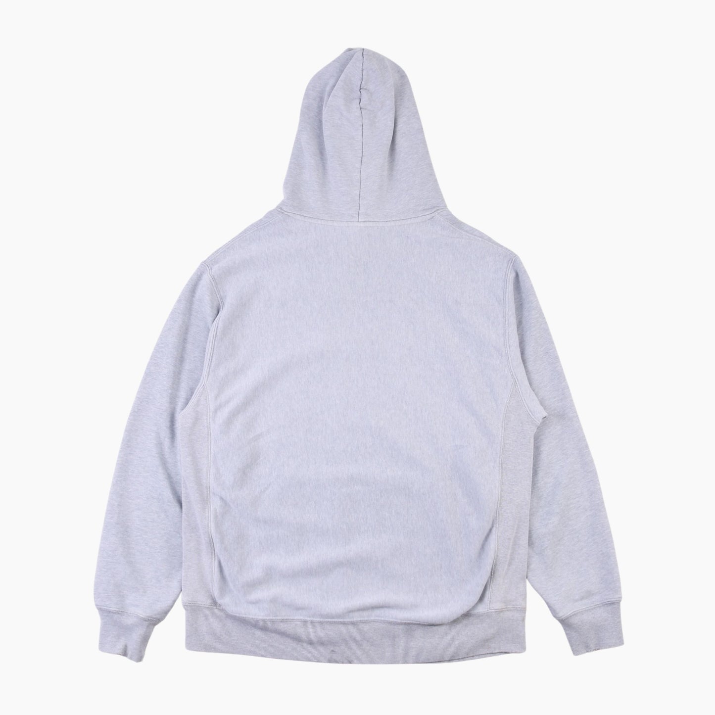 Embroidered Hooded Sweatshirt - Grey