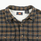 Vintage Flannel Overshirt - Navy & Green Check