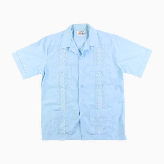 Vintage Cuban Guayabera Shirt