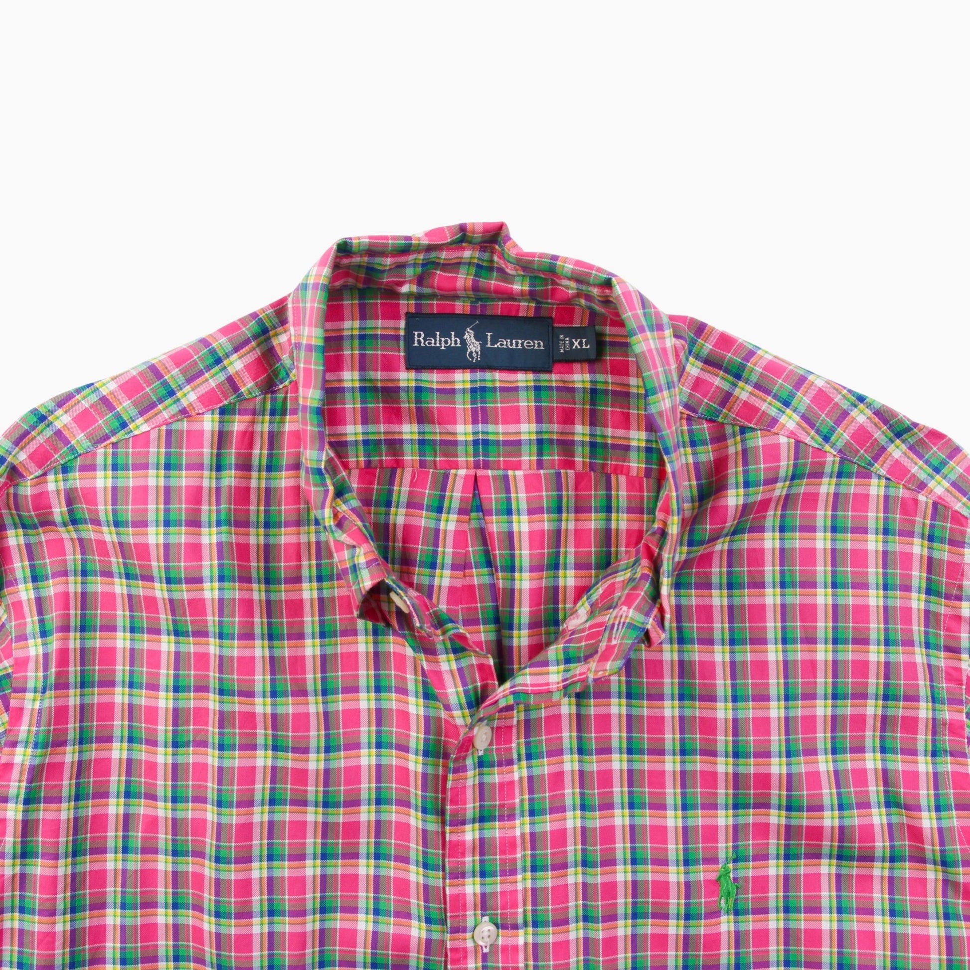 Vintage Shirt - Pink Check - American Madness