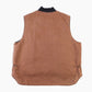 Lined Vest - Brown