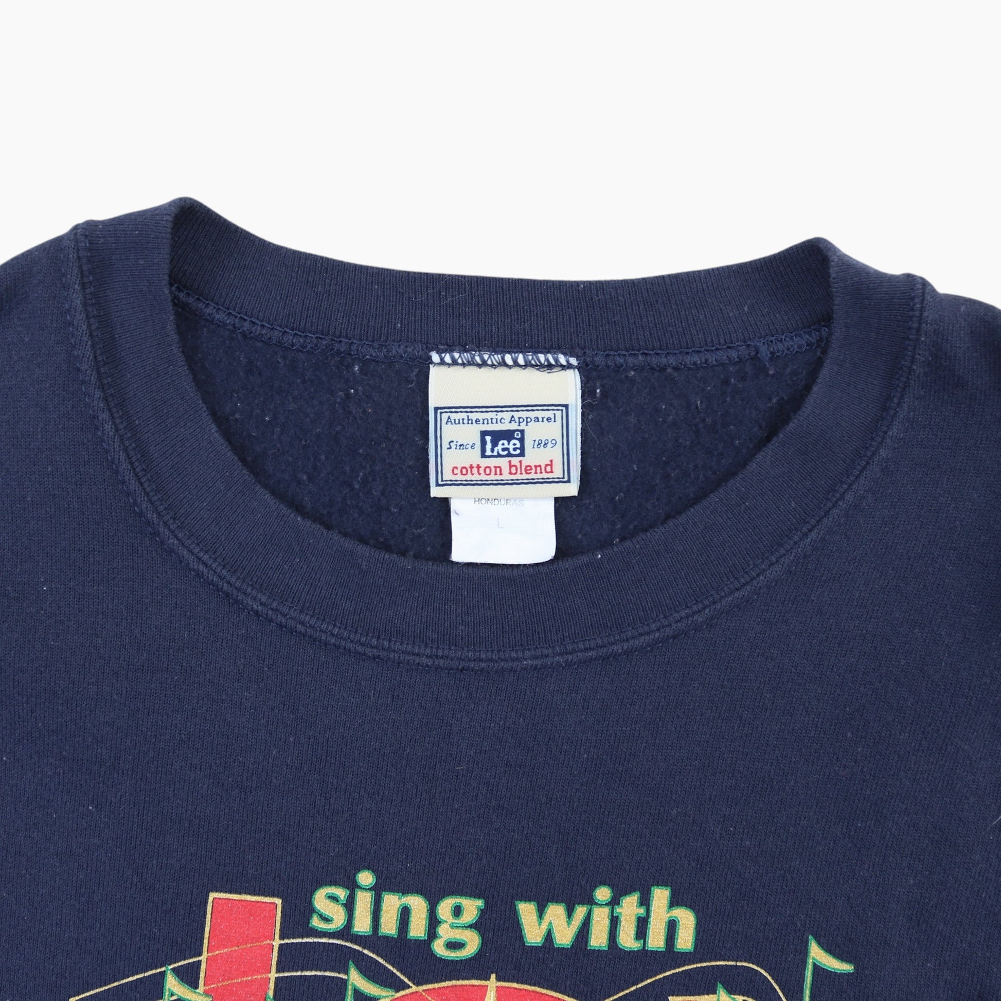 Lee 'Sing With Joy' Sweatshirt - Navy
