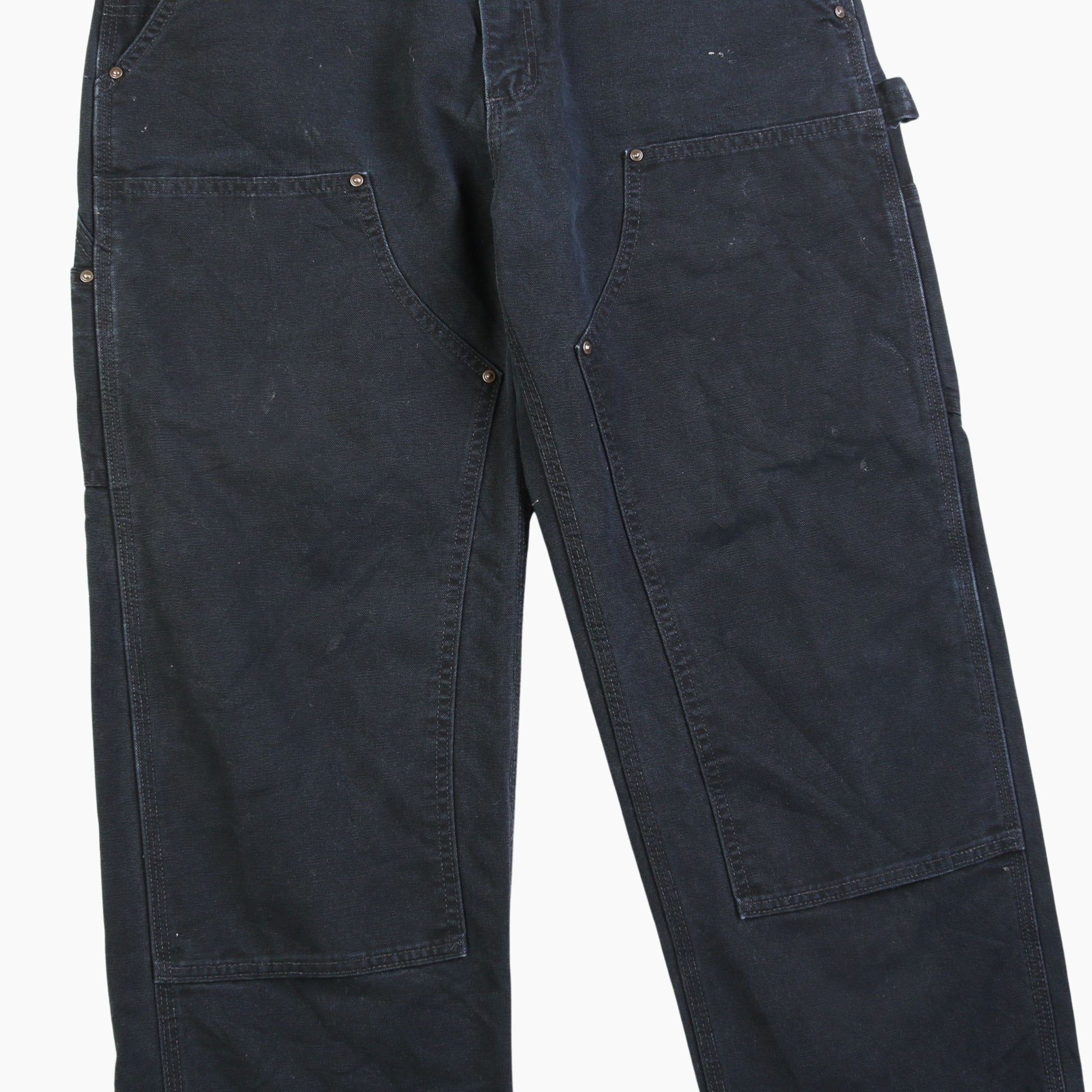 Vintage Carhartt Double Knee Carpenter Pants - Black - 34/32