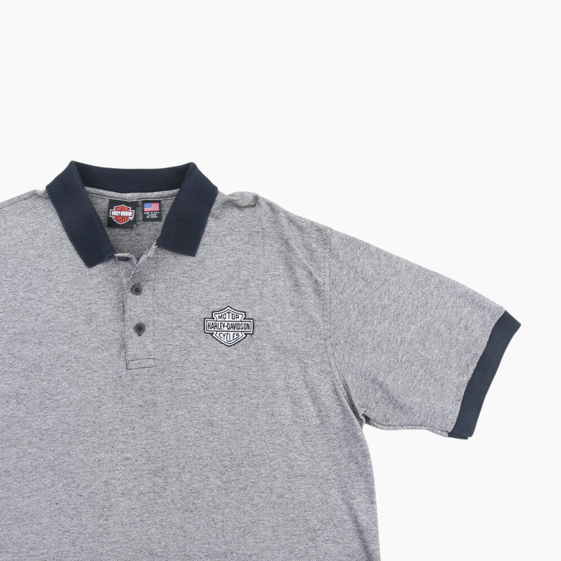 'Embroidered Shield Logo' Polo Shirt