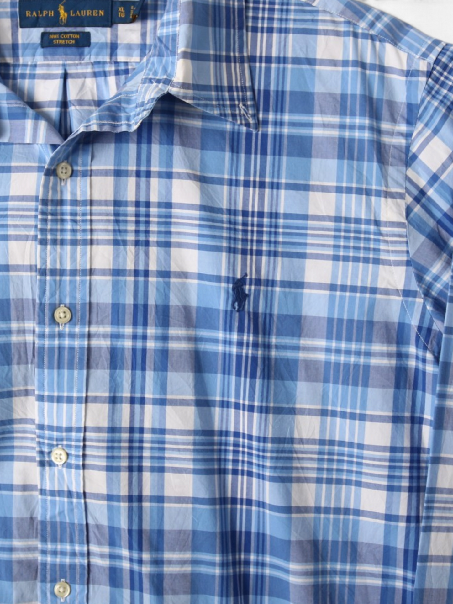 Vintage Shirt - Blue Check