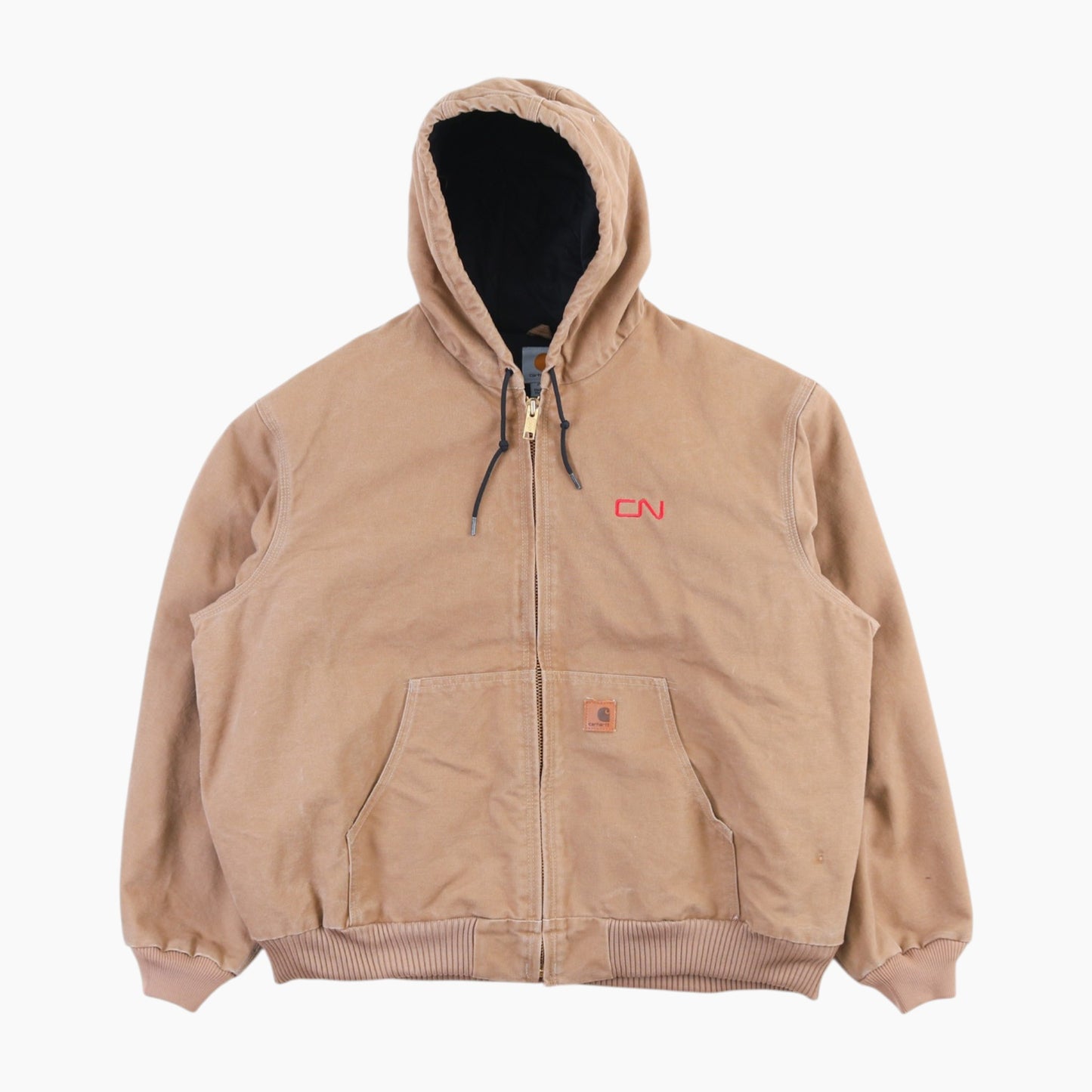 Hooded Active Jacket - Brown