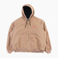 Hooded Active Jacket - Brown