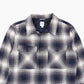 Vintage Flannel Overshirt - Black Check