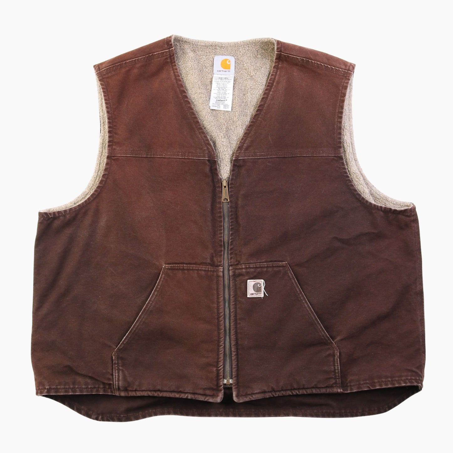 Lined Vest - Brown