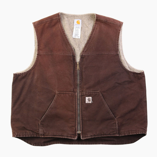 Lined Vest - Brown