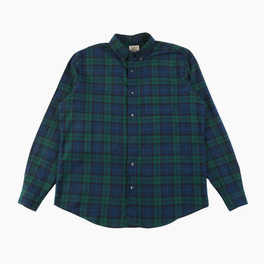 Vintage Shirt - Green Flannel