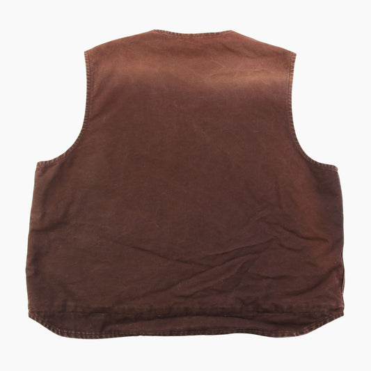 Lined Vest - Brown