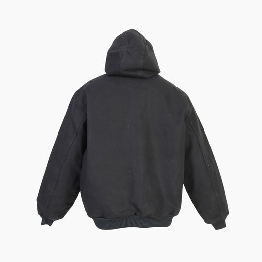 Active Hooded Jacket -  Washed Black