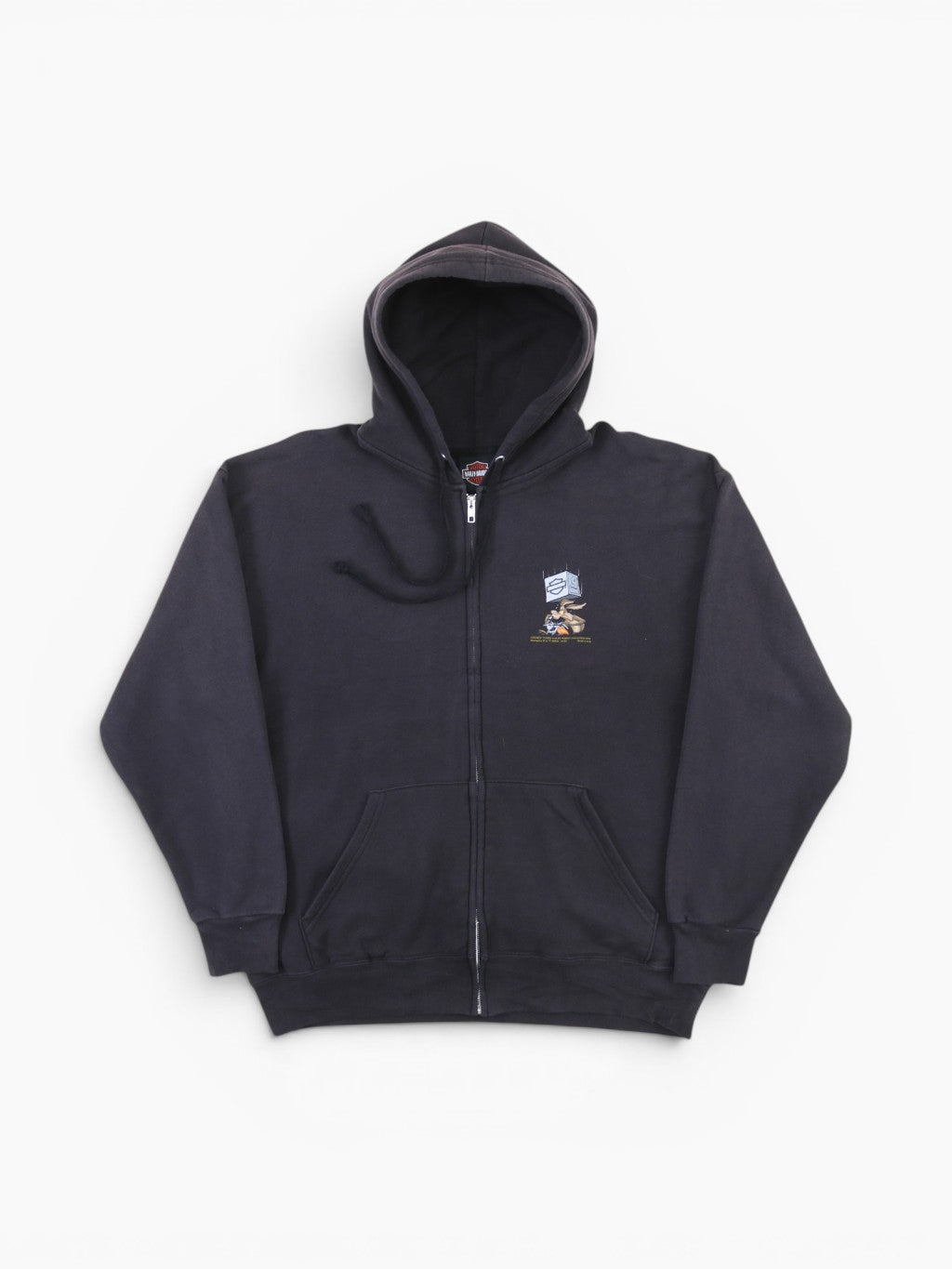 'Grand Canyon' Hooded Sweatshirt - Black