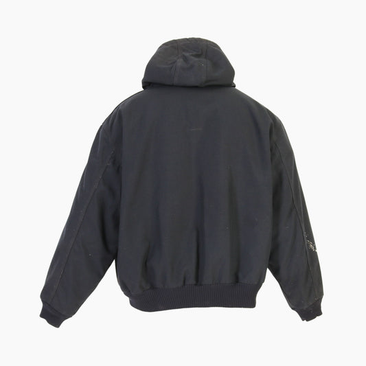 Active Hooded Jacket - Washed Black