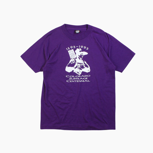 Vintage 'Colorado Suffrage Centennial' T-Shirt - American Madness