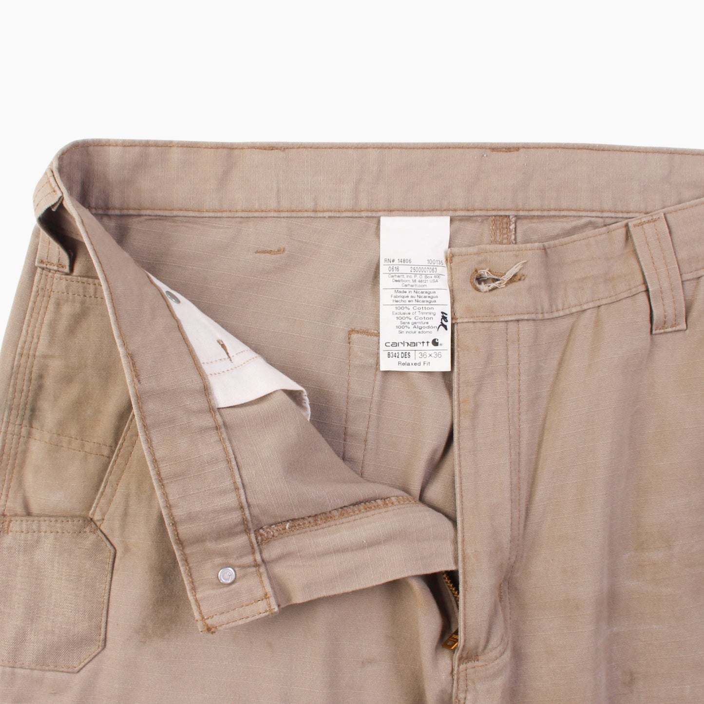 Vintage Carpenter Pants - Stone - 36/36