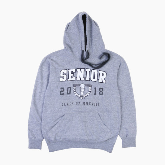 Vintage 'Senior' Graphic Hooded Sweatshirt - American Madness