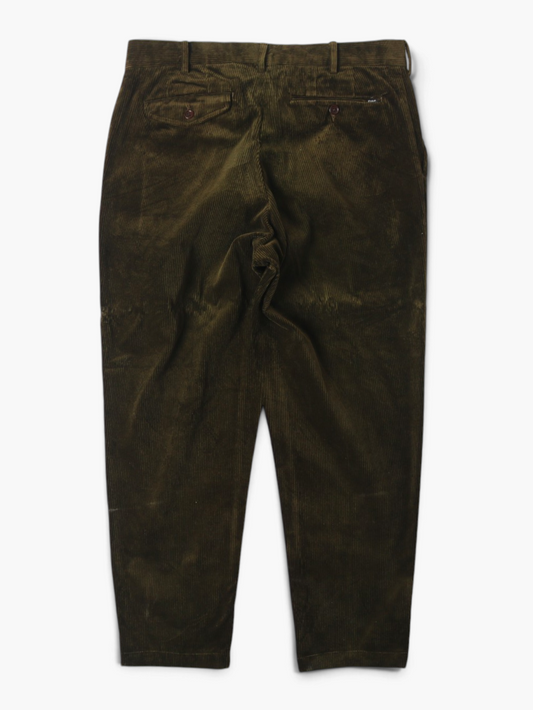 Vintage Corduroy Trousers - Khaki - 36/32