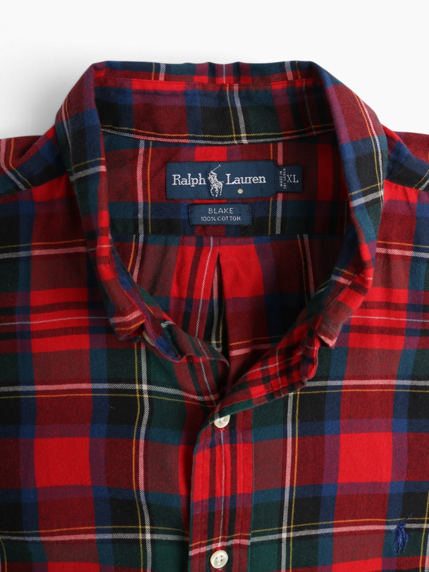 Vintage Shirt - Red Check