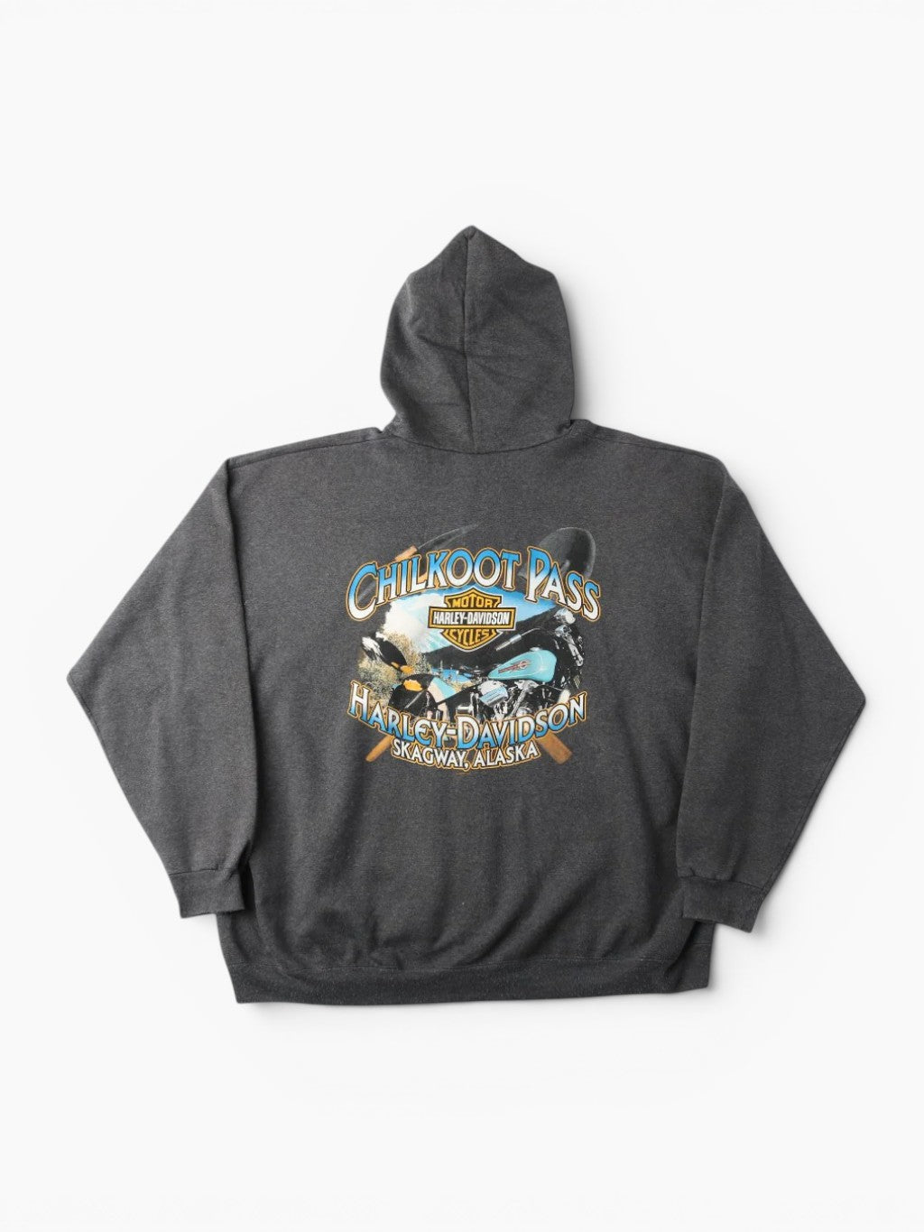 'Chilkoot Pass' Hooded Sweatshirt - Grey