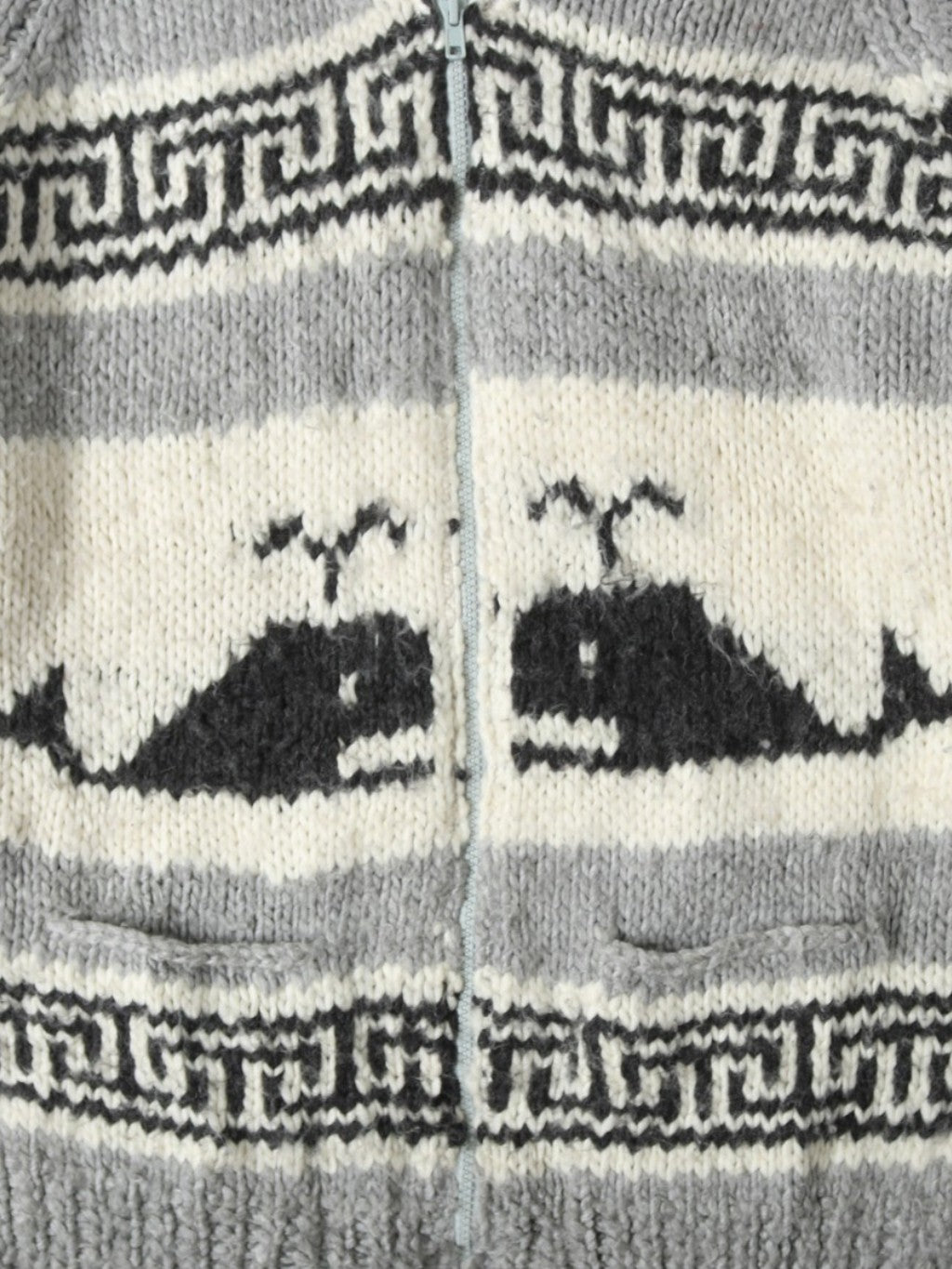 'Whale Motif' Cowichan