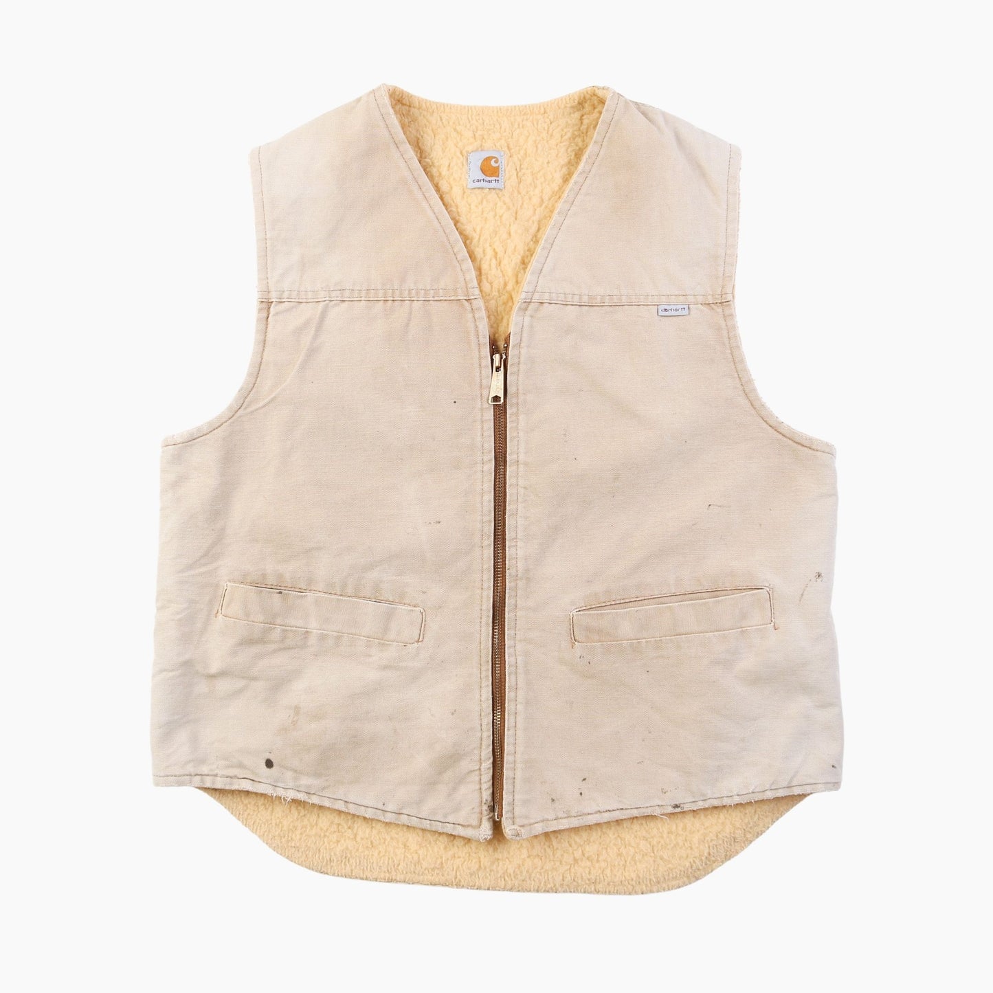 Lined Vest - Washed Sand