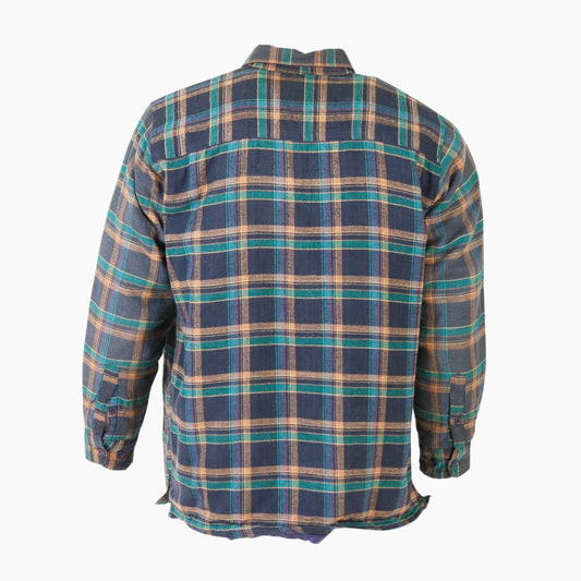 Vintage Flannel Overshirt - Green Check