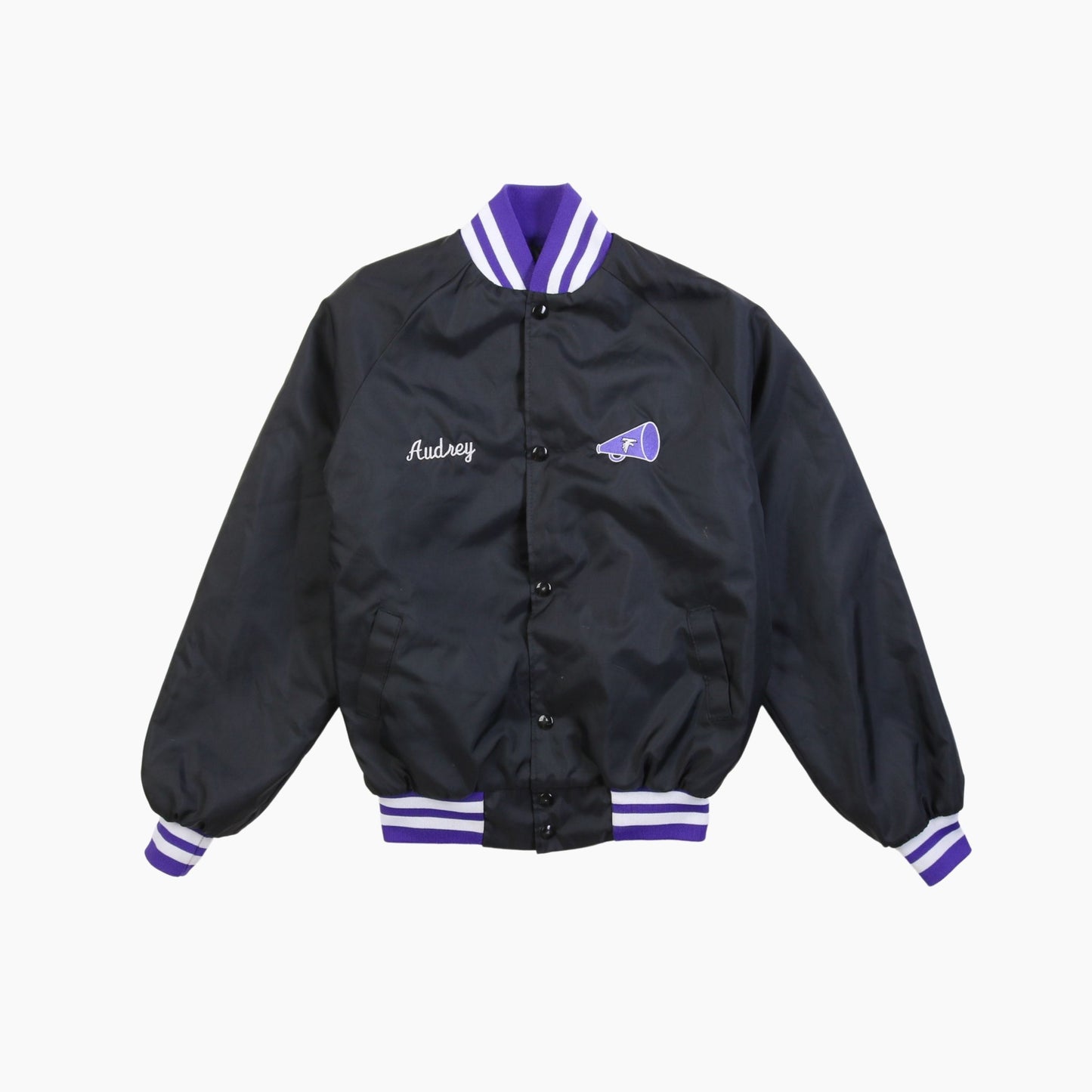 Vintage 'Lombard Falcons' Satin Bomber Jacket - American Madness