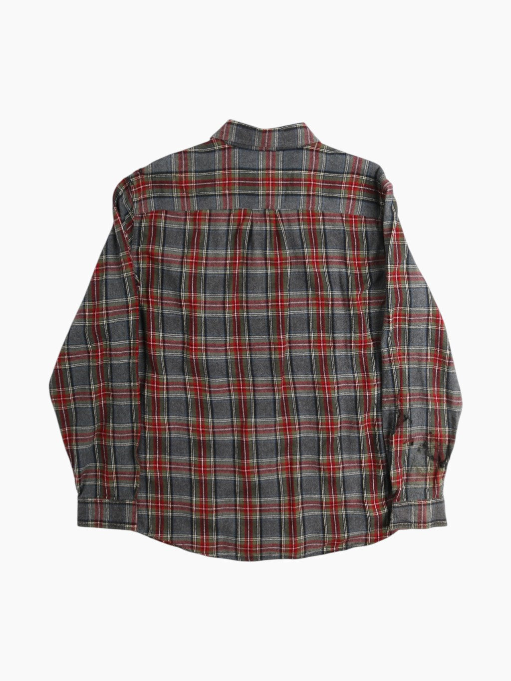 Vintage Flannel Shirt - Grey Check