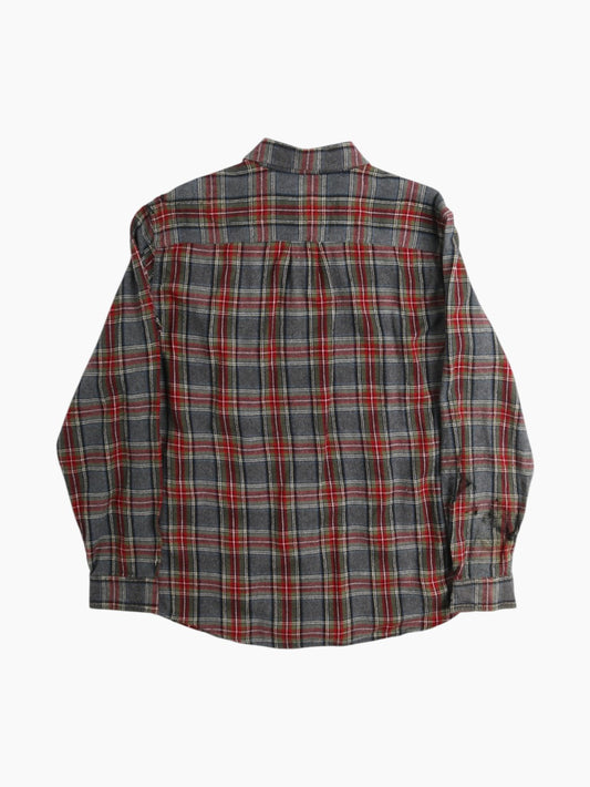 Vintage Flannel Shirt - Grey Check