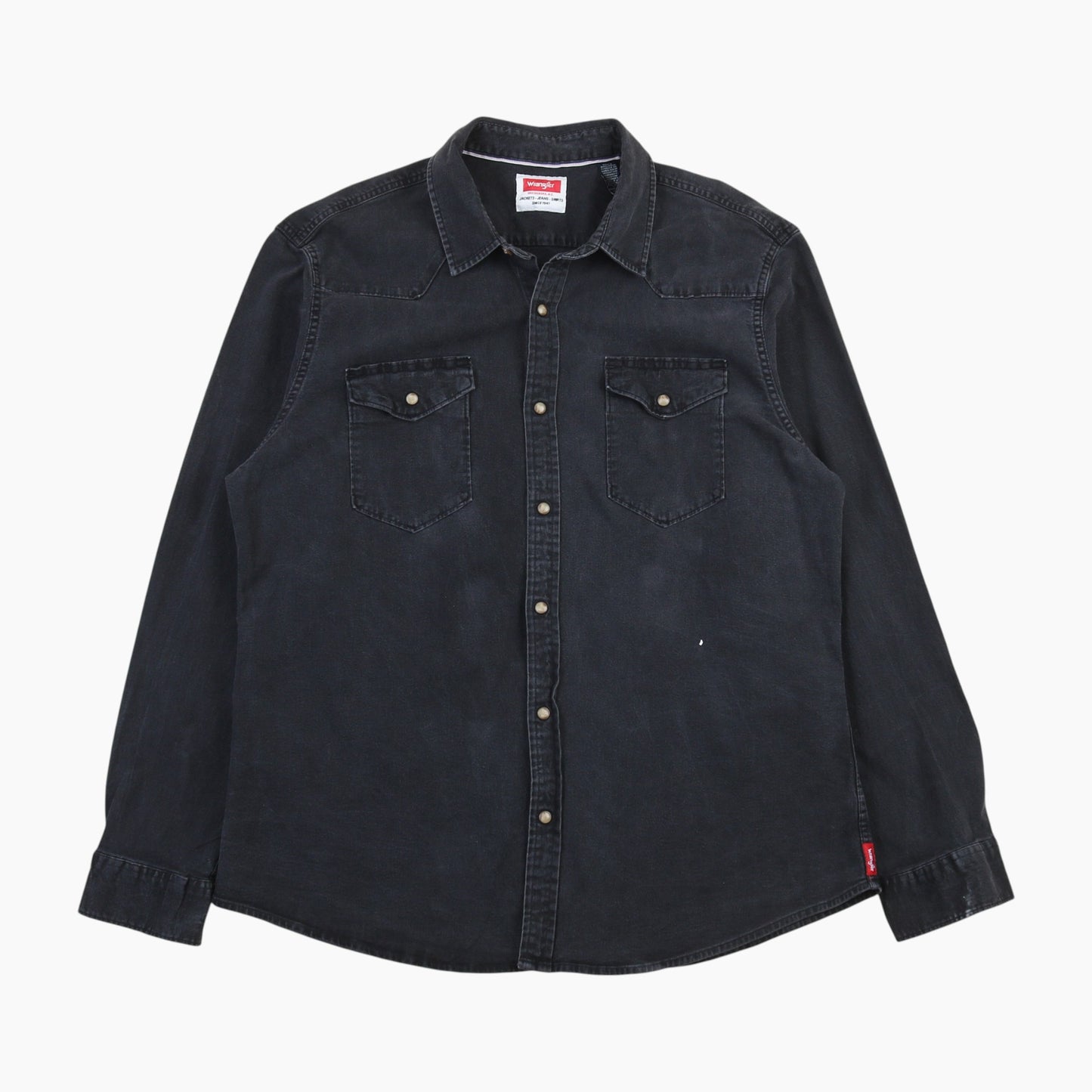 Western Denim Shirt - Black