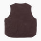 Lined Vest - Brown