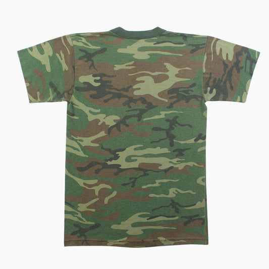 Vintage 'Woodland Camo' All Over Print T-Shirt