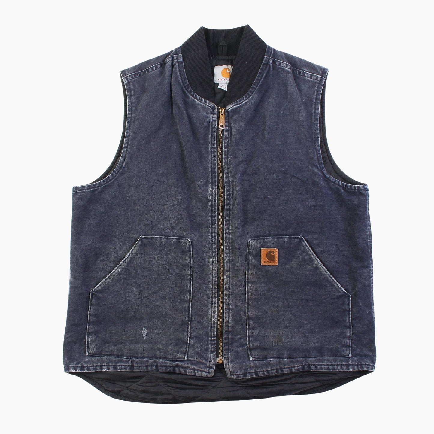 Lined Vest - Washed Navy