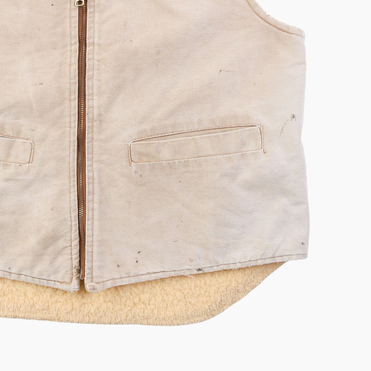 Lined Vest - Washed Sand