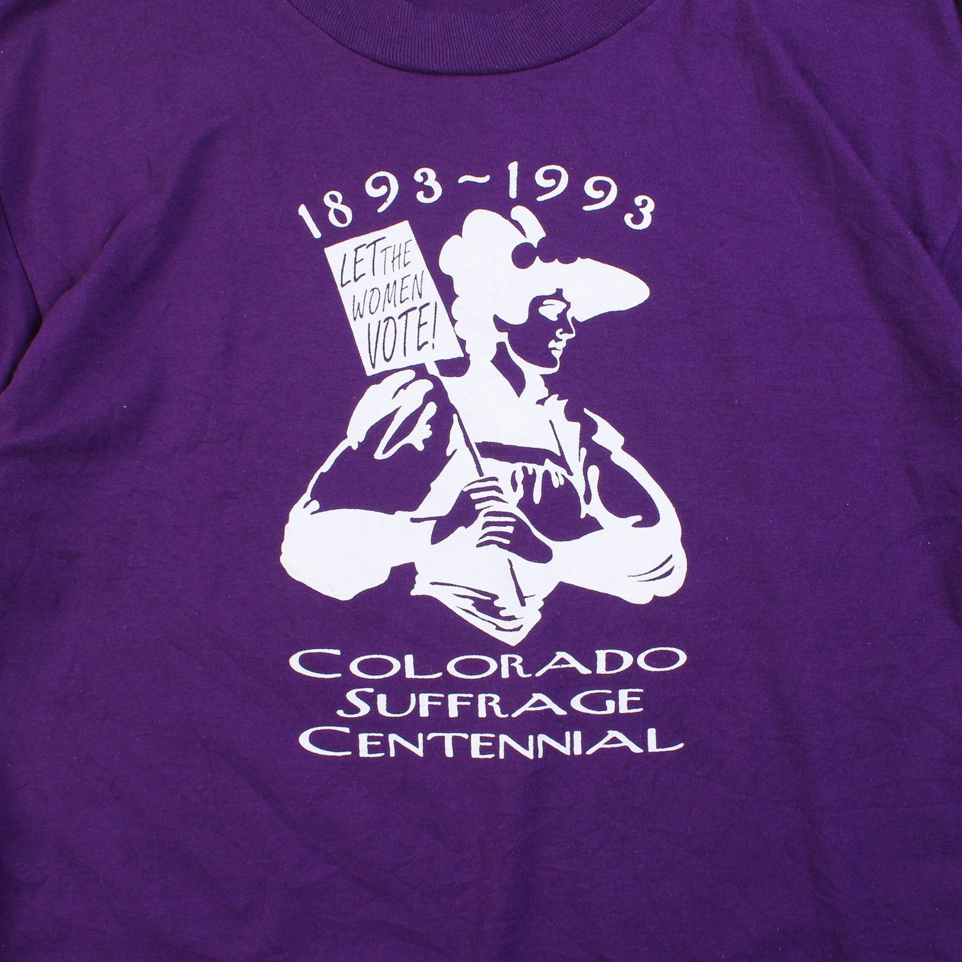 Vintage 'Colorado Suffrage Centennial' T-Shirt - American Madness