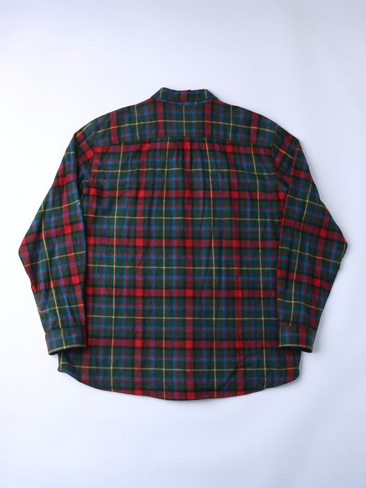 Vintage Flannel Shirt - Red Check