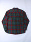 Vintage Flannel Shirt - Red Check