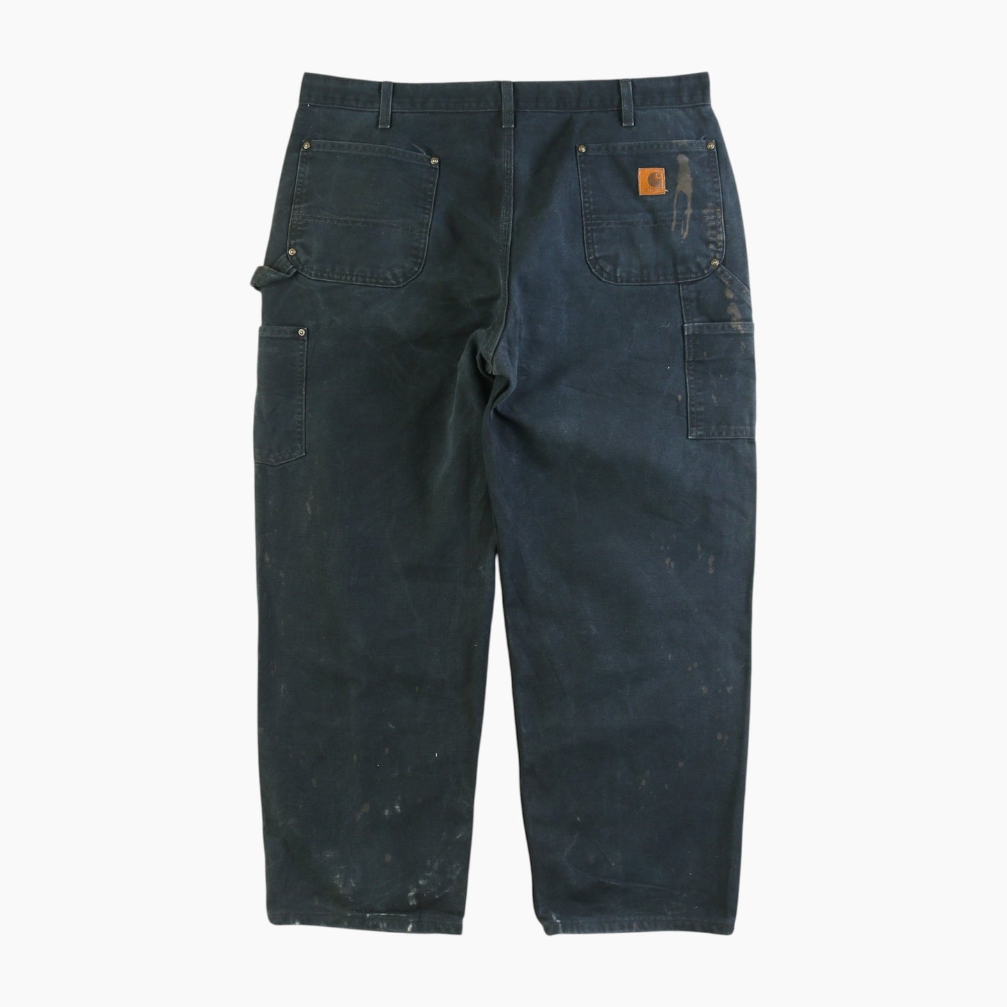 Vintage Double Knee Carpenter Pants - Black - 40/30