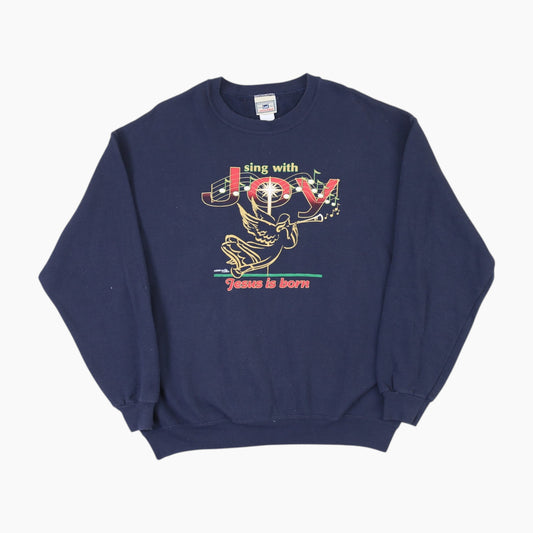 Lee 'Sing With Joy' Sweatshirt - Navy